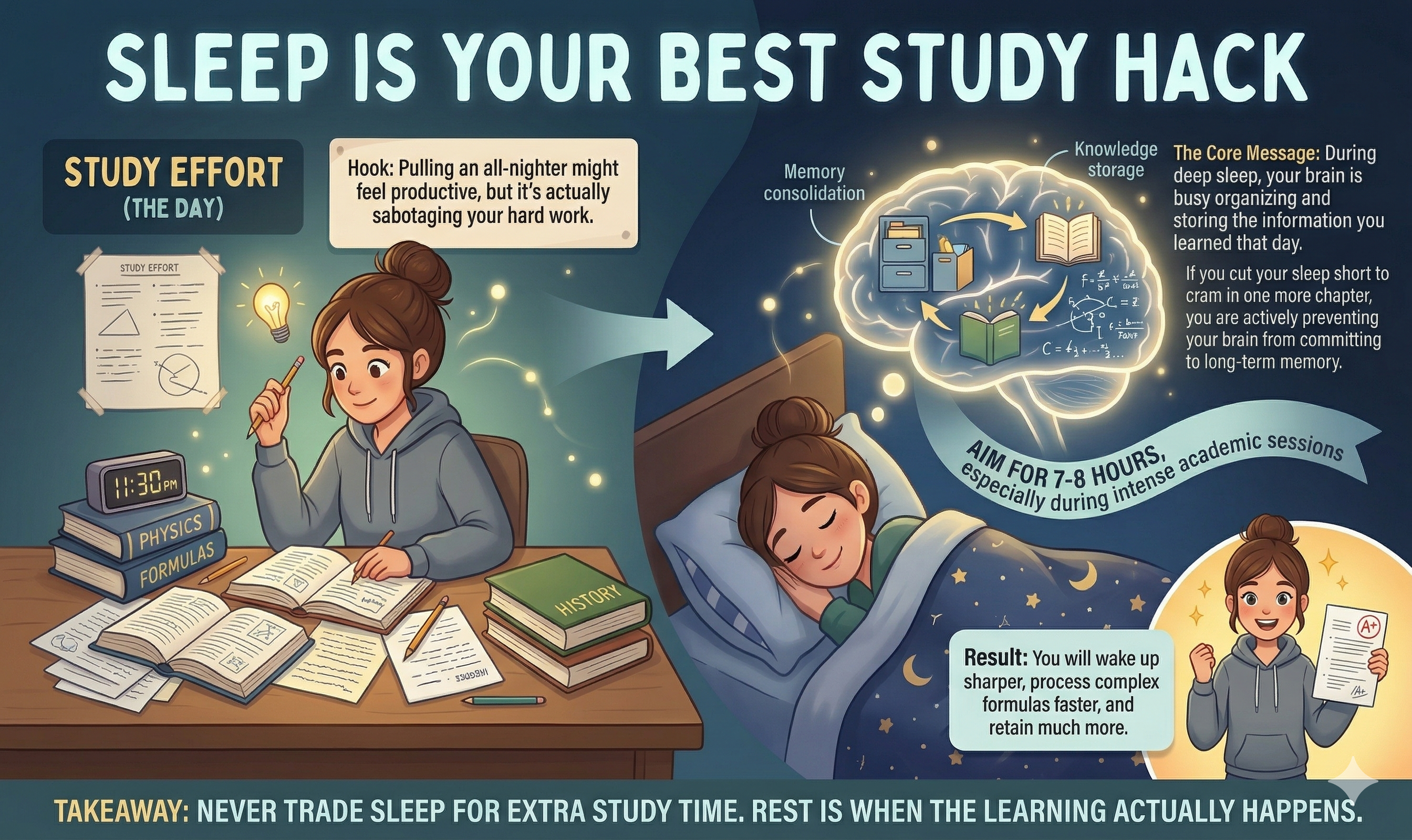 Sleep is Your Best Study Hack